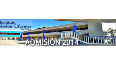 Admisión 2014 – Vacantes disponibles